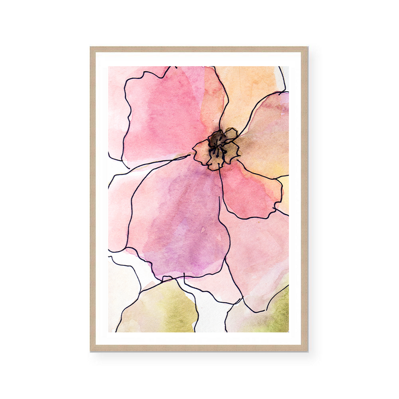 Watercolour Flower Bouquets IV | Art Print