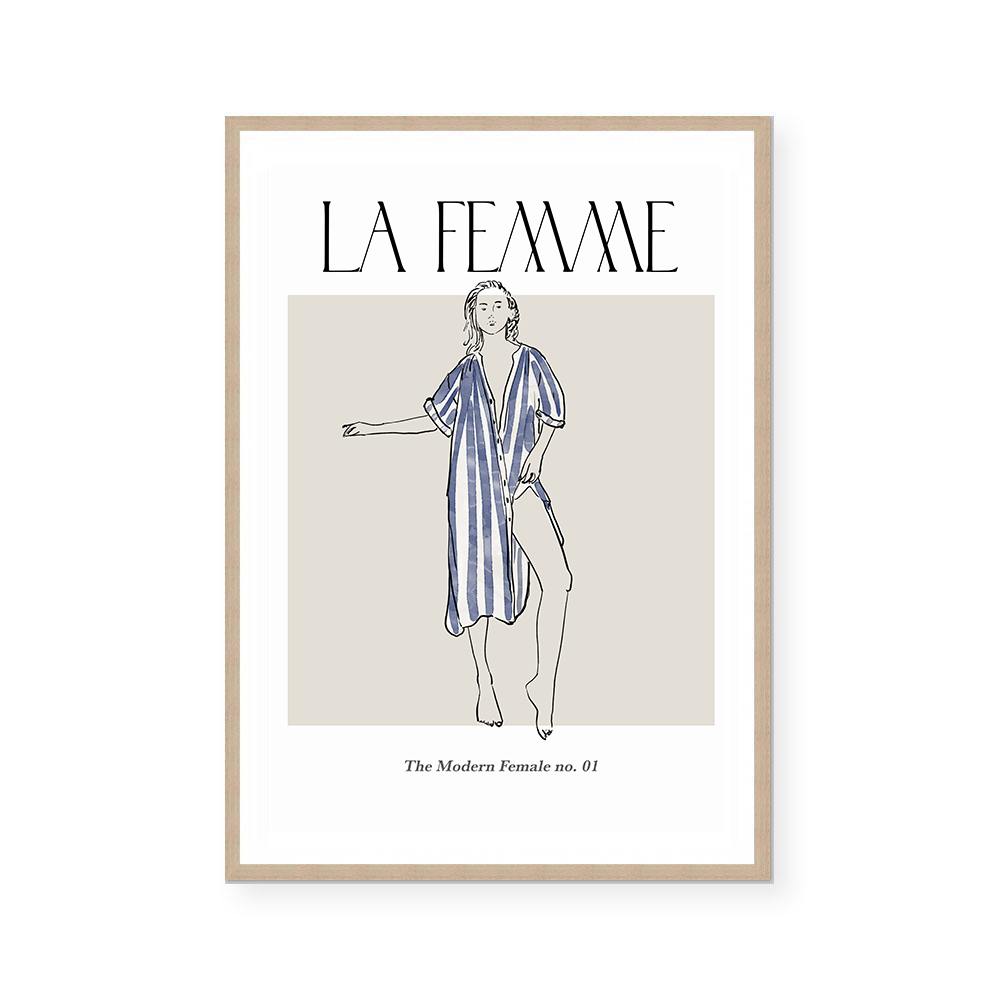 La Femme Archives III | Art Print