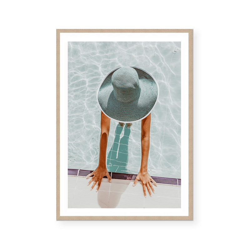 Morning By The Pool | Art Print