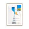 Santorini Stairs | Art Print