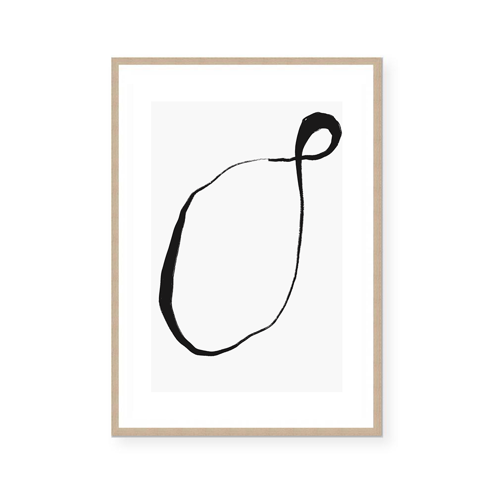 Soft Neutral Fluid II | Art Print