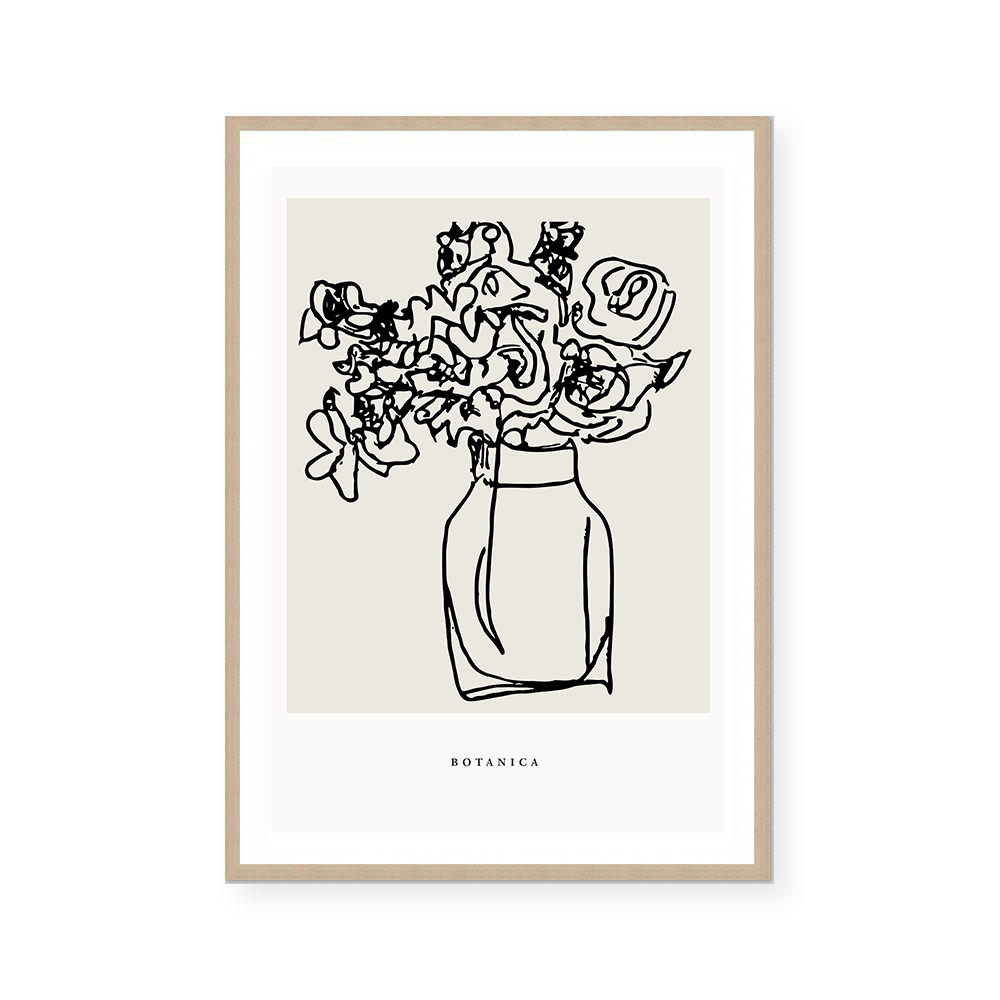 Contour Flora IV | Art Print