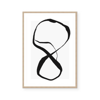 Soft Neutral Fluid I | Art Print
