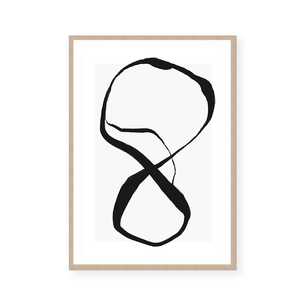 Soft Neutral Fluid I | Art Print