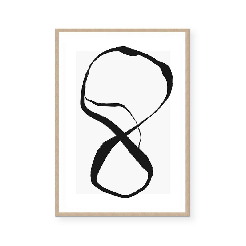 Soft Neutral Fluid I | Art Print