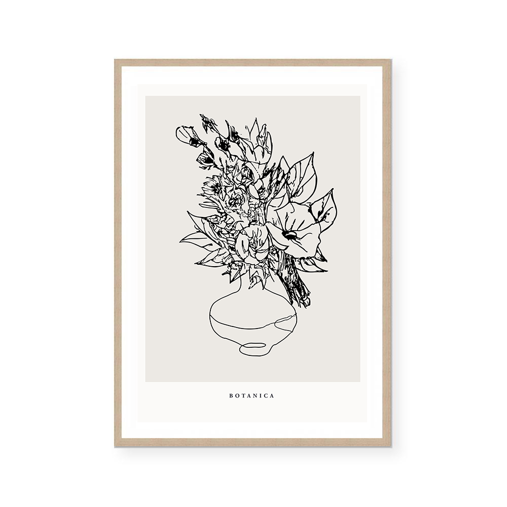 Contour Flora II | Art Print