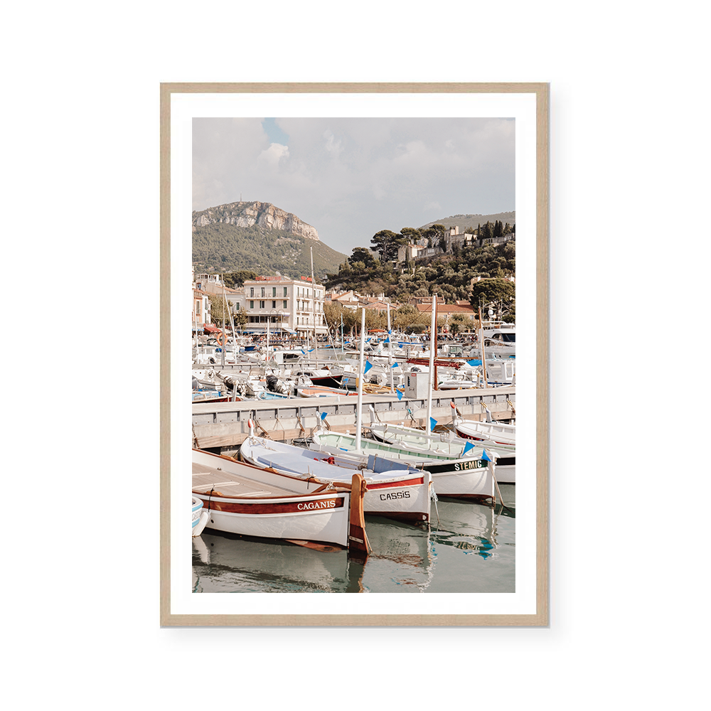 Cassis Harbour Reflections | Art Print