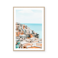 Colourful Italian Houses | Art Print