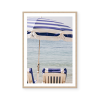 Juan-les-Pins Azure Calm | Art Print