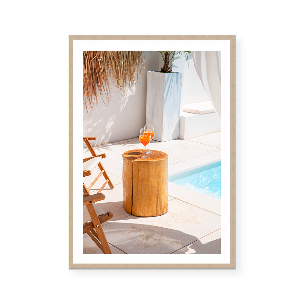 Pool Parlor Print Drinks By The Pool | Art Print – Life In Ink