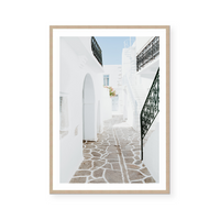 Crowded House In Greece | Art Print