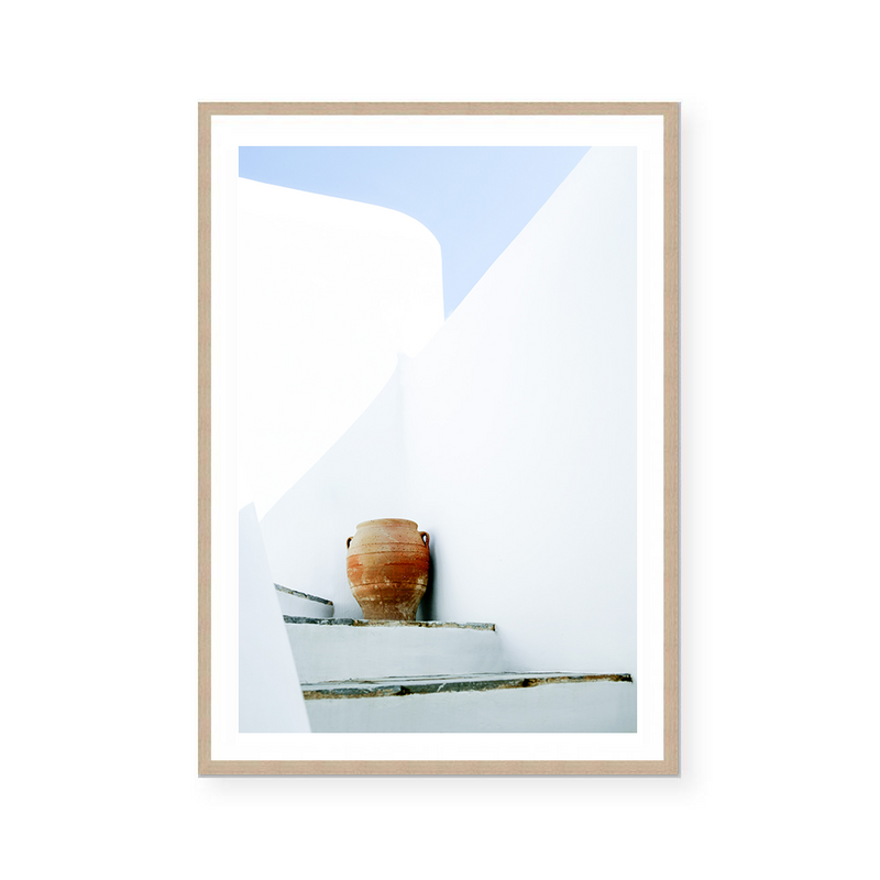 Santorini Urn | Art Print