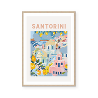 Santorini Poster | Art Print