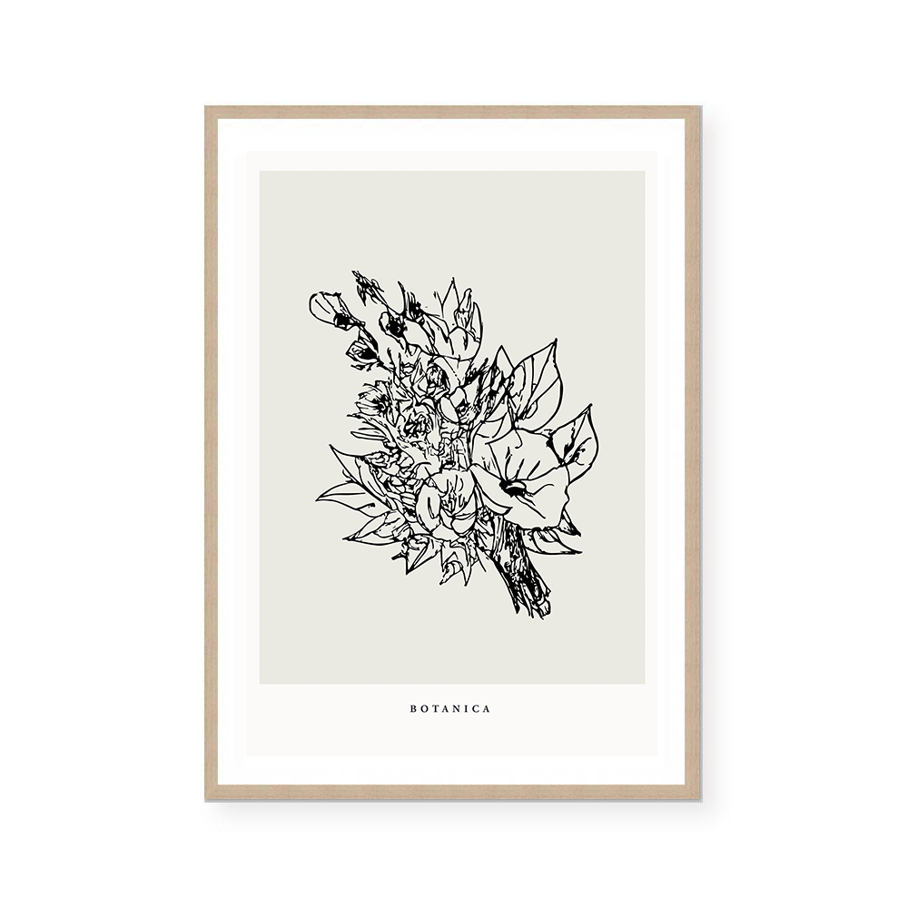 Contour Flora I | Art Print