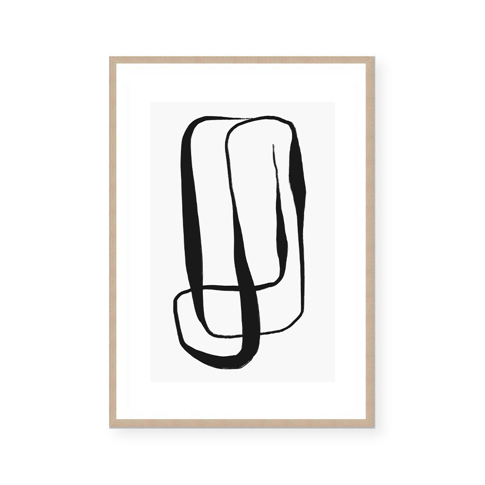 Soft Neutral Fluid IV | Art Print