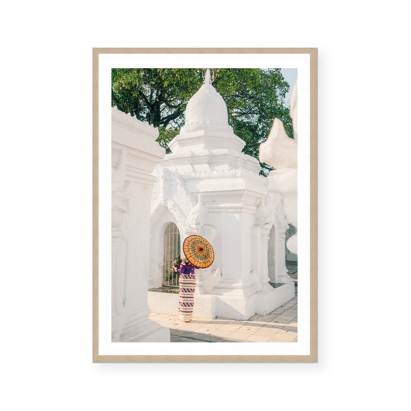 Kuthodaw Pagoda in Mandalay | Art Print