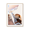 Santorini Apartments | Art Print