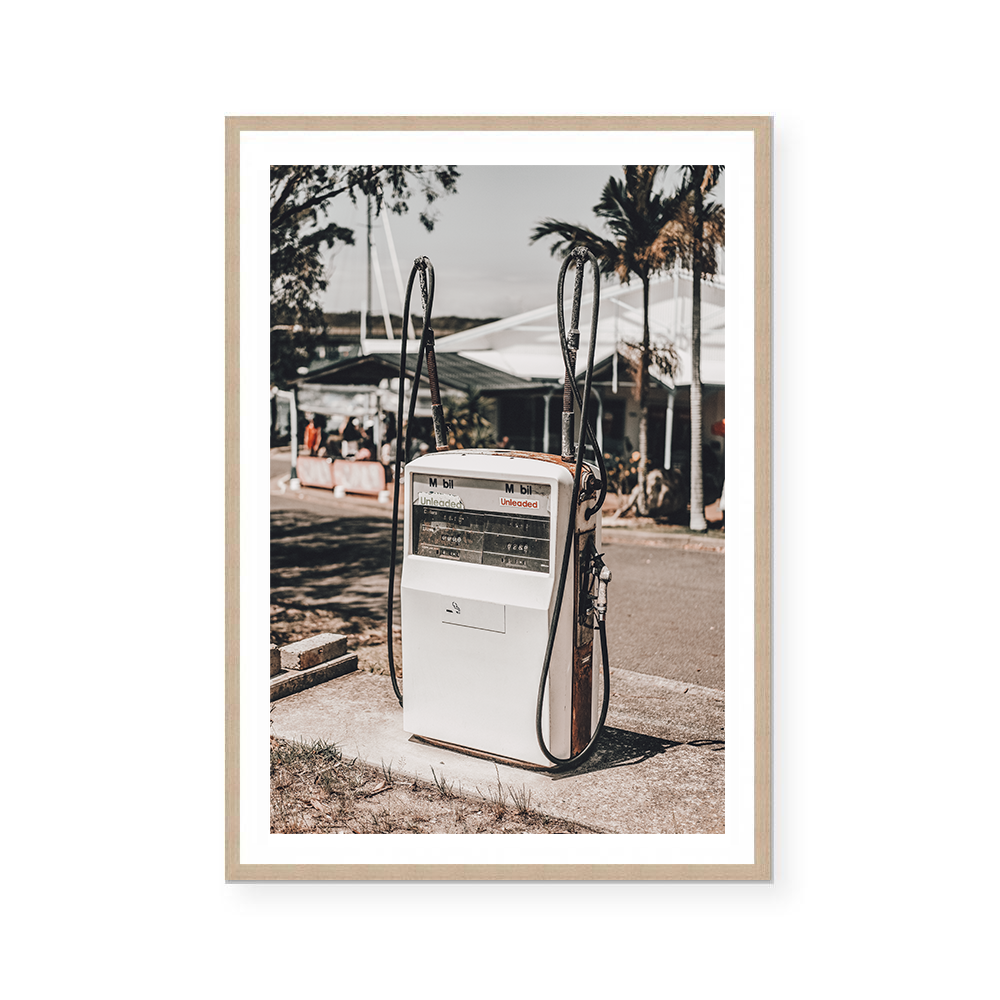 Vintage Mobil Petrol | Art Print