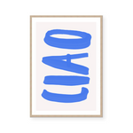 Ciao In Blue | Art Print