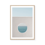 Ocean View Through The Wall | Art Print