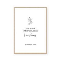 I Am Strong | Art Print