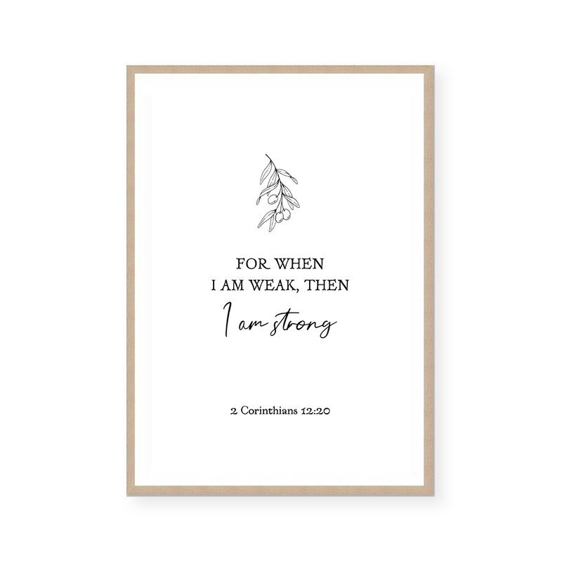 I Am Strong | Art Print