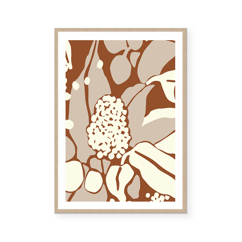 Earthy Banksias | Art Print