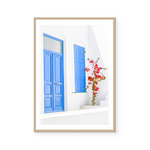 Blue Door In Greece | Art Print