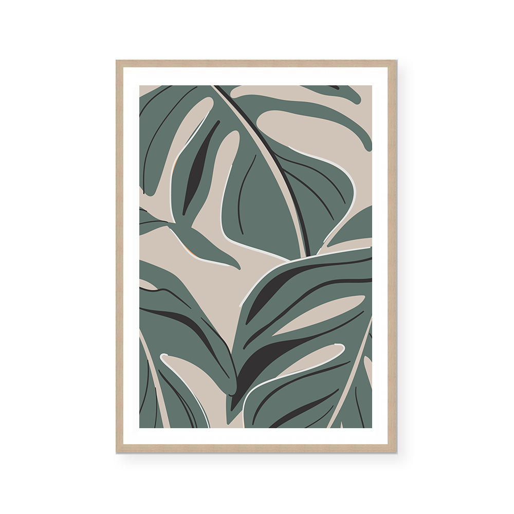 abstract monstera Abstract Monstera