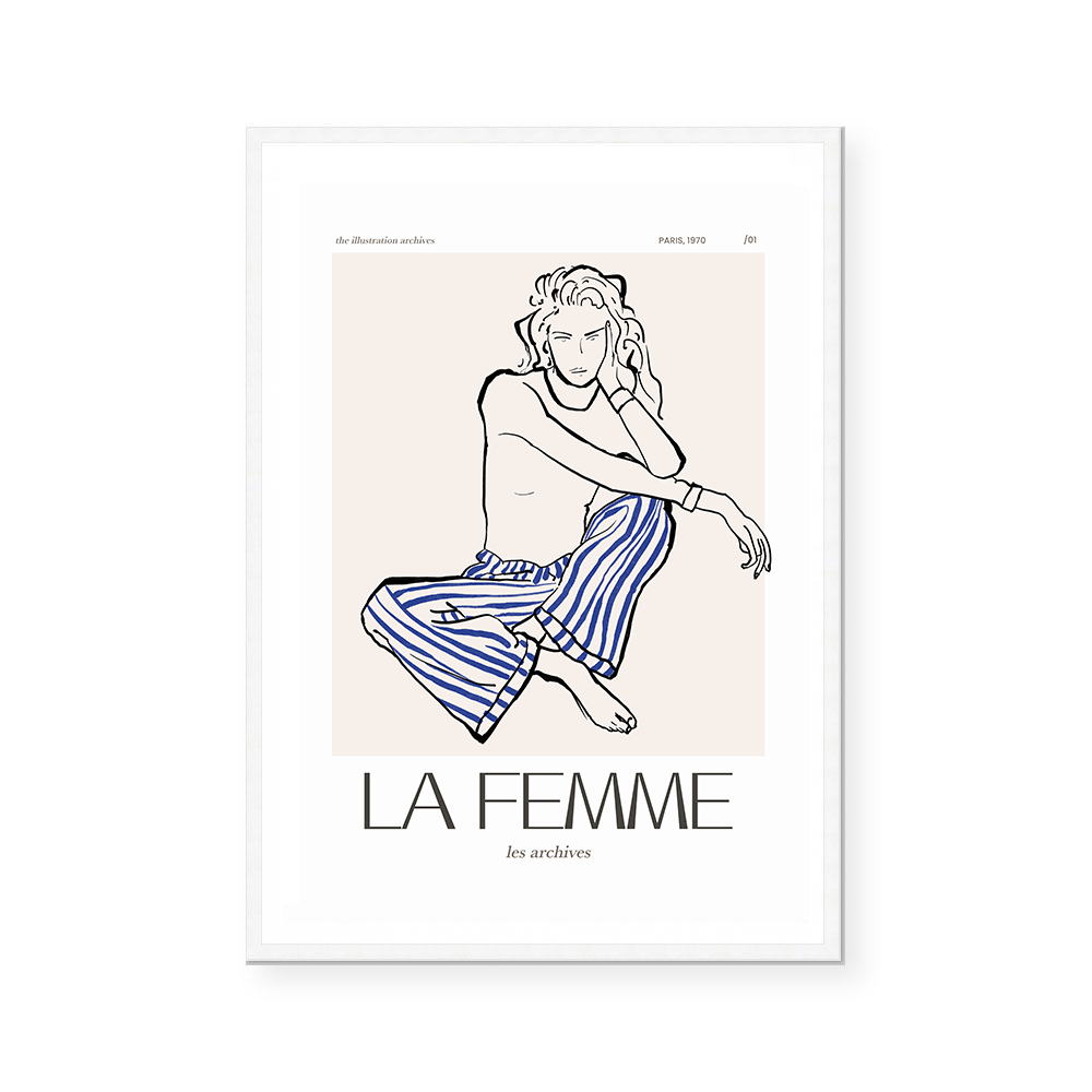 La Femme Archives I | Art Print