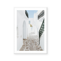 Crowded House In Greece | Art Print