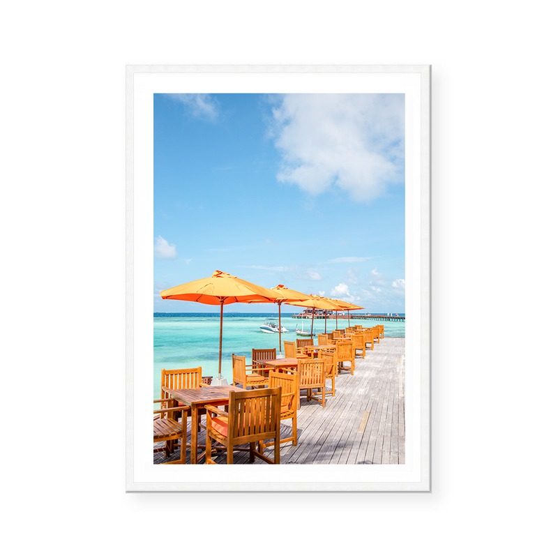 Wooden Deck Pier | Art Print