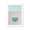 Ocean View Through The Wall | Art Print