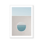 Ocean View Through The Wall | Art Print