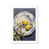 Lemons On A Plate | Art Print