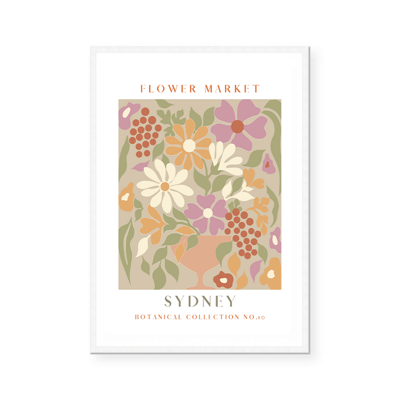 Flower Market | Botanical Collection | Sydney | Art Print
