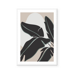 Abstract Banana Leaves | Art Print