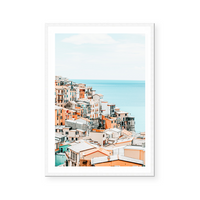 Colourful Italian Houses | Art Print