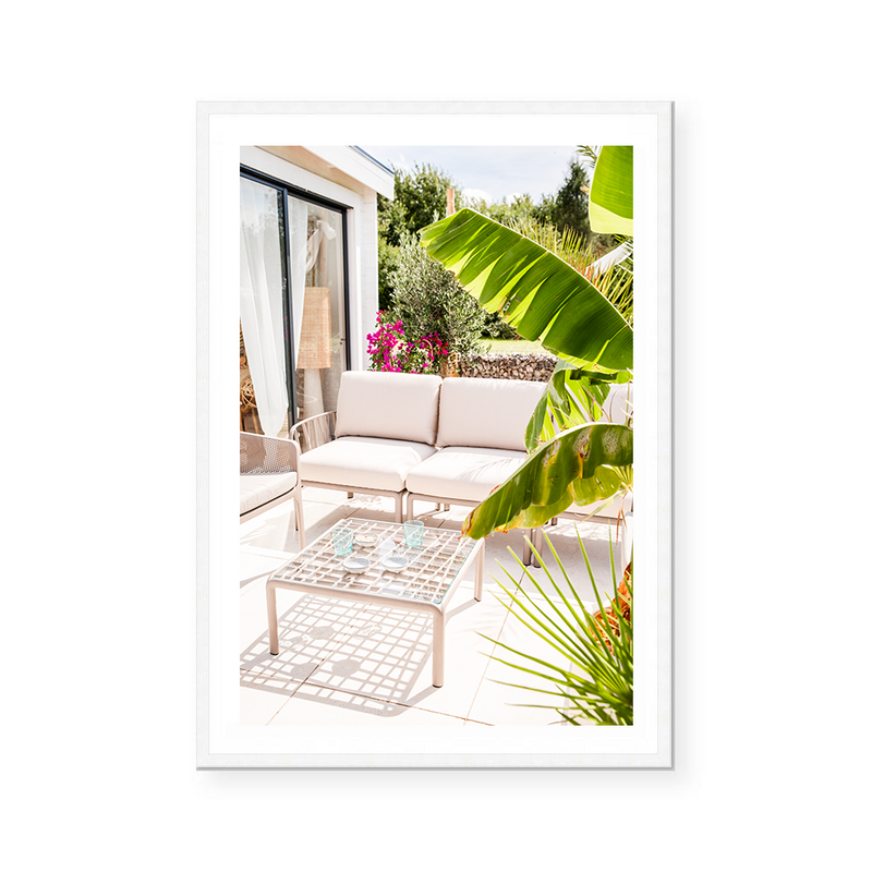 Drinks On The Patio | Art Print