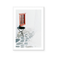 Traditional Architecture In Santorini Island | Art Print