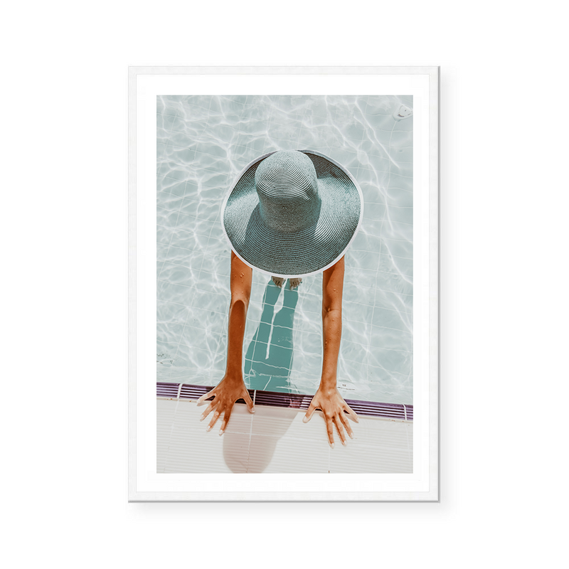 Morning By The Pool | Art Print