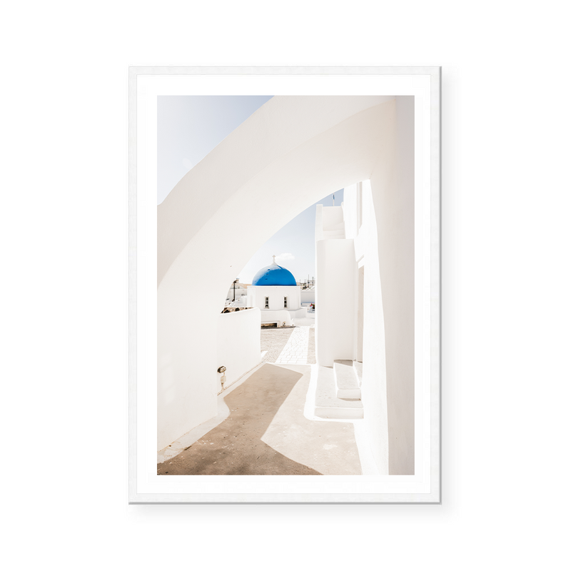 Megalochori, Santorini Island, Greece | Art Print