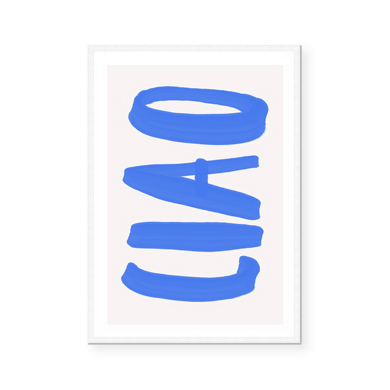 Ciao In Blue | Art Print