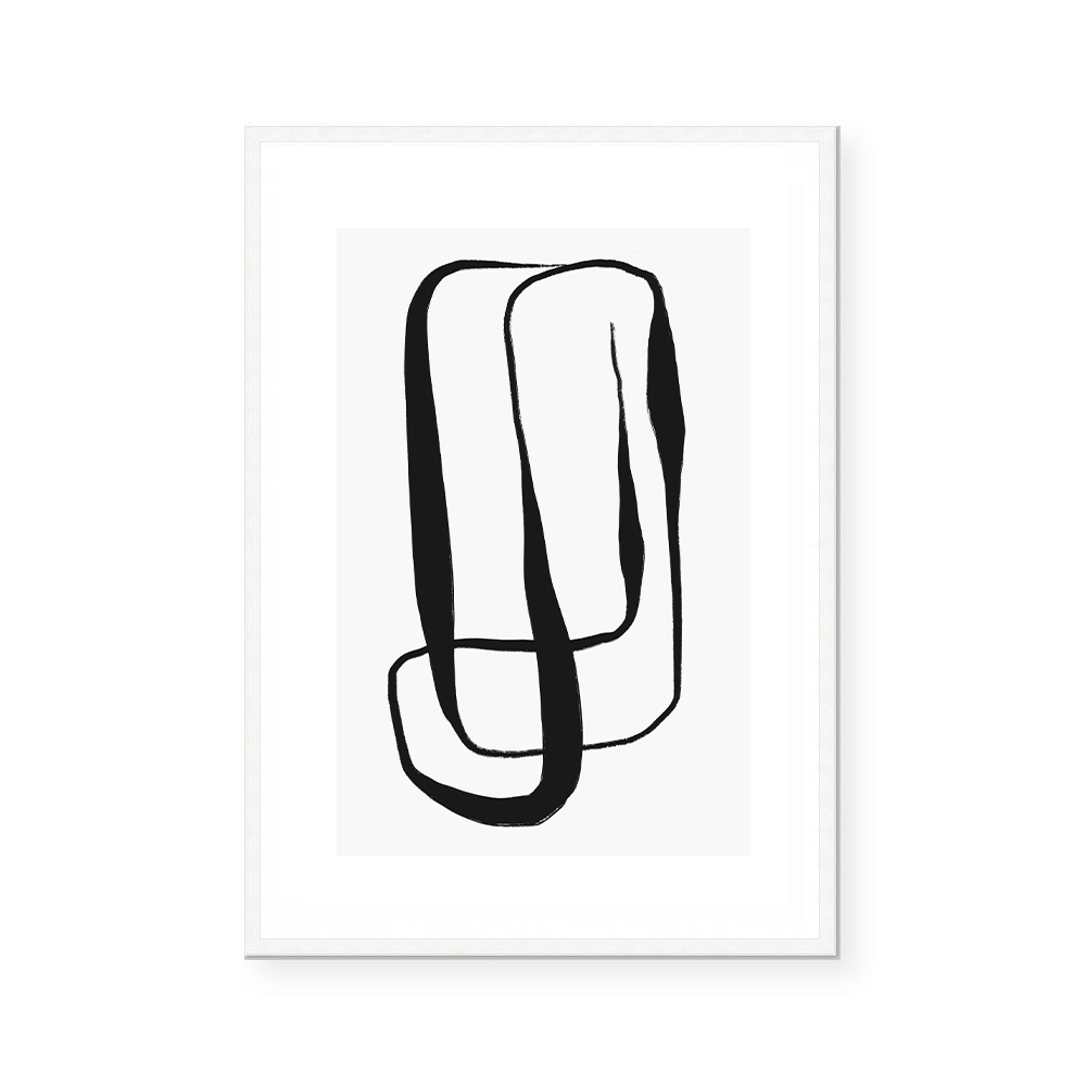 Soft Neutral Fluid IV | Art Print