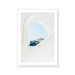 Minimalist Building In Fira | Art Print