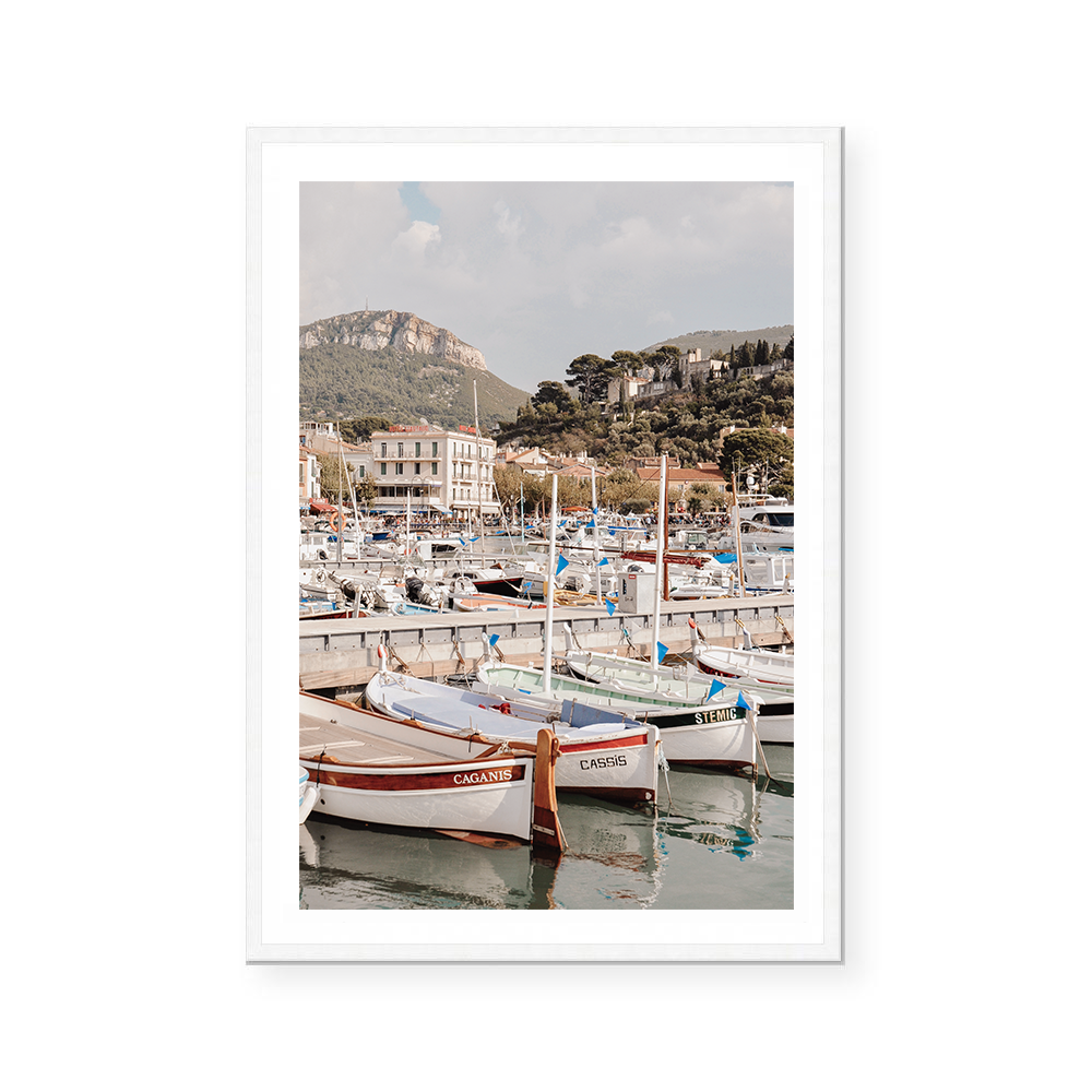 Cassis Harbour Reflections | Art Print