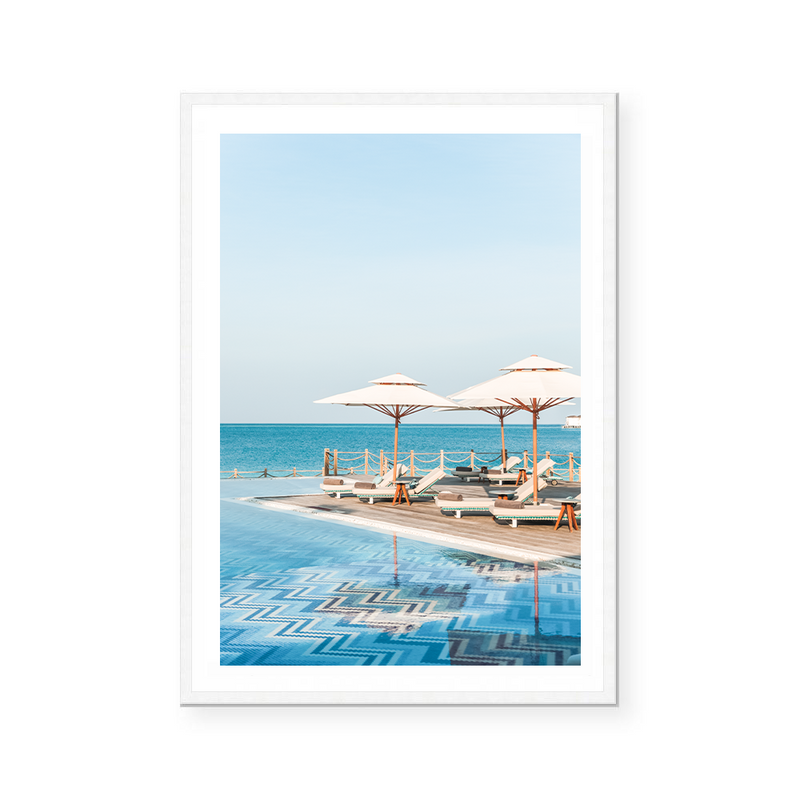 Tropical Swimming Pool | Maldives | Art Print