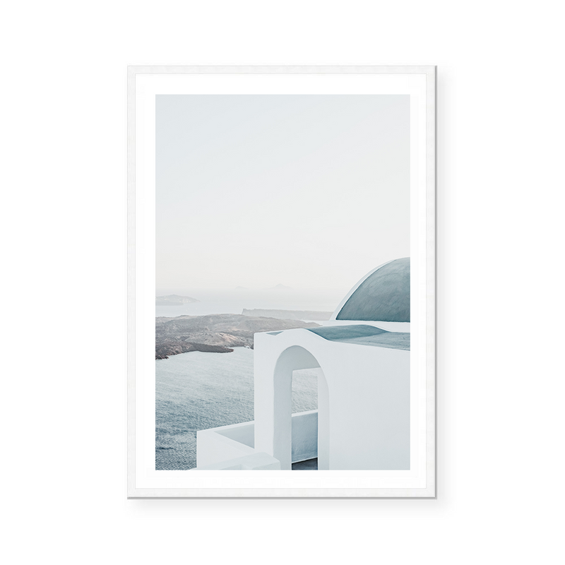 Volcano In Santorini | Art Print