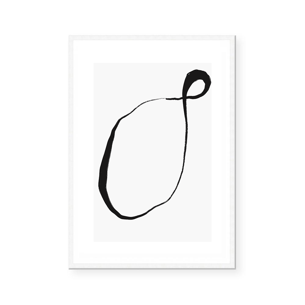 Soft Neutral Fluid II | Art Print