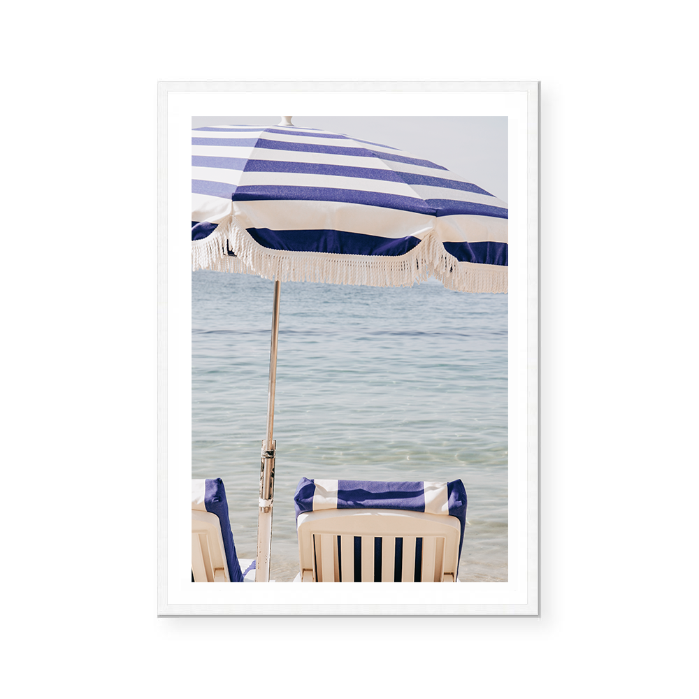Juan-les-Pins Azure Calm | Art Print